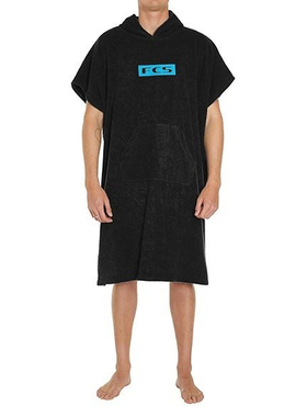 FCS迷彩黑色纯棉浴衣袍沙滩换衣保暖连帽斗篷柔软吸水有兜毛巾料