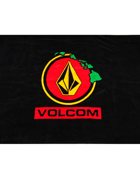 VOLCOM滑板冲浪潮牌纯棉浴巾男女吸水加大加宽沙滩巾100x150cm