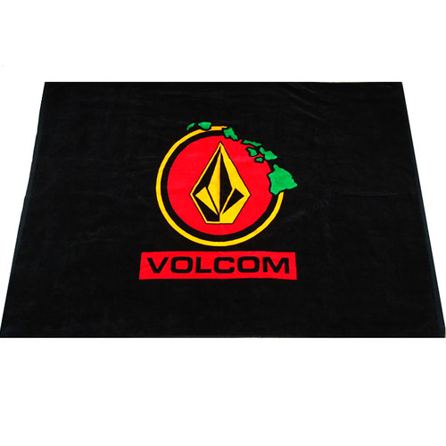 欧美原单VOLCOM冲浪滑板全棉浴巾