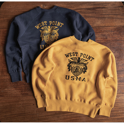 套头卫衣插肩袖复古短款运动衫