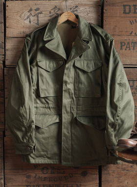 恶犬BRONSON纯棉重磅棉贡缎M-43野战夹克370C复刻M43 M-65外套M51
