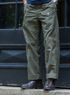 新品NON STOCK英军KD卡其复古长裤 男士Gurkha廓尔格宽松