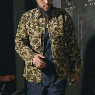 潮WOO专属 夹克服 恶犬BRONSON P44猎鸭迷彩工装 HBT外套 USMC