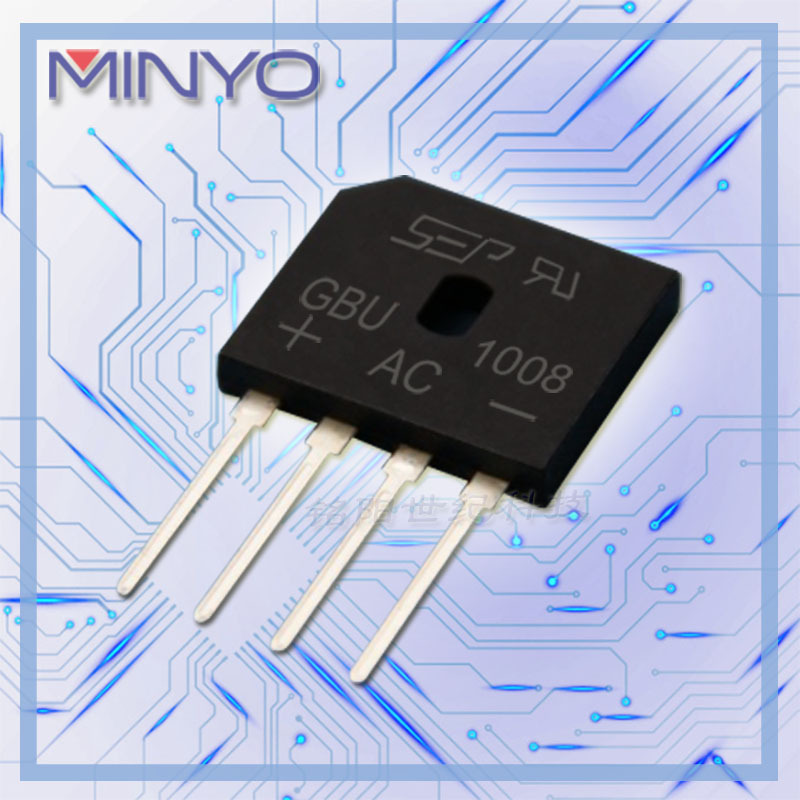 【大芯片】GBU1008整流桥 10A800V 高标准扁桥 GBU10K 高耐压桥堆