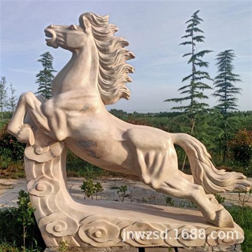 别墅大门石刻瑞兽图片大全厂门口石兽制作石质大门兽价格