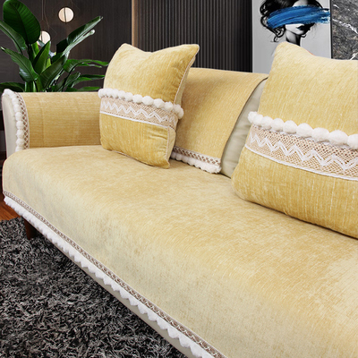 2023新款雪尼尔防滑沙发垫