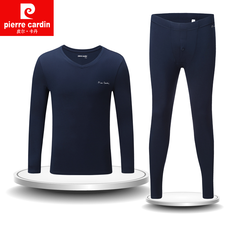 男士德绒圆领保暖内衣