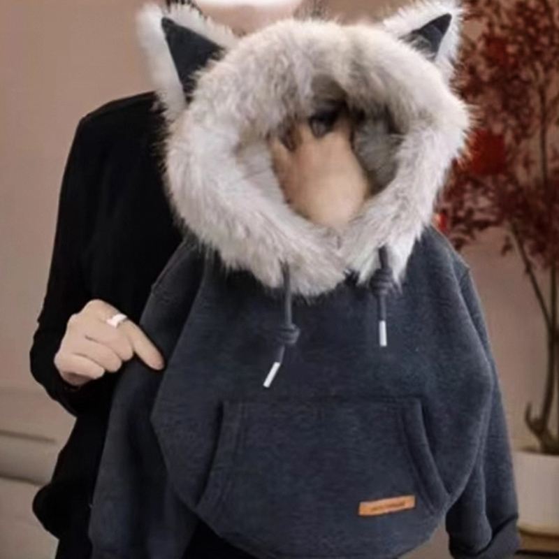 女童冬装卫衣2025新款洋儿童韩版加绒加厚上衣女孩冬季保暖毛毛衣