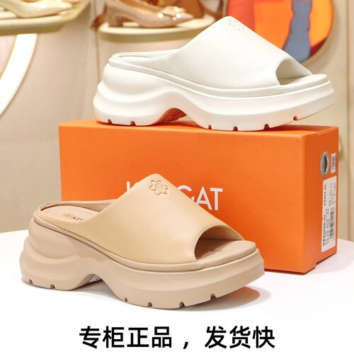 接吻猫增高长腿鞋凉拖鞋外穿女鞋