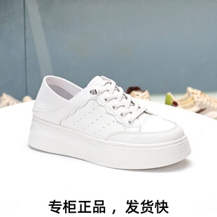 COMELY康莉2026新款轻便厚底休闲板鞋两穿透气舒适小白鞋KKF51153