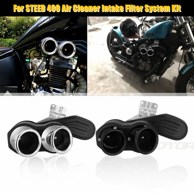 适用于本T STEED铁马VLX400 600摩托车空气滤清器 滤芯空滤总成