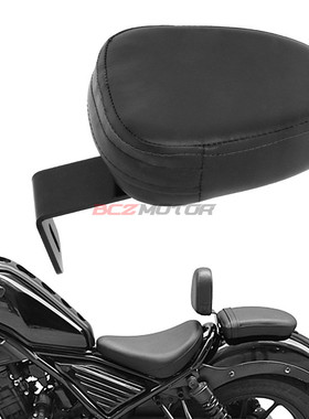 摩托车本T叛逆者CMX 300 500 改装司机靠背腰靠骑士中靠背17-22年