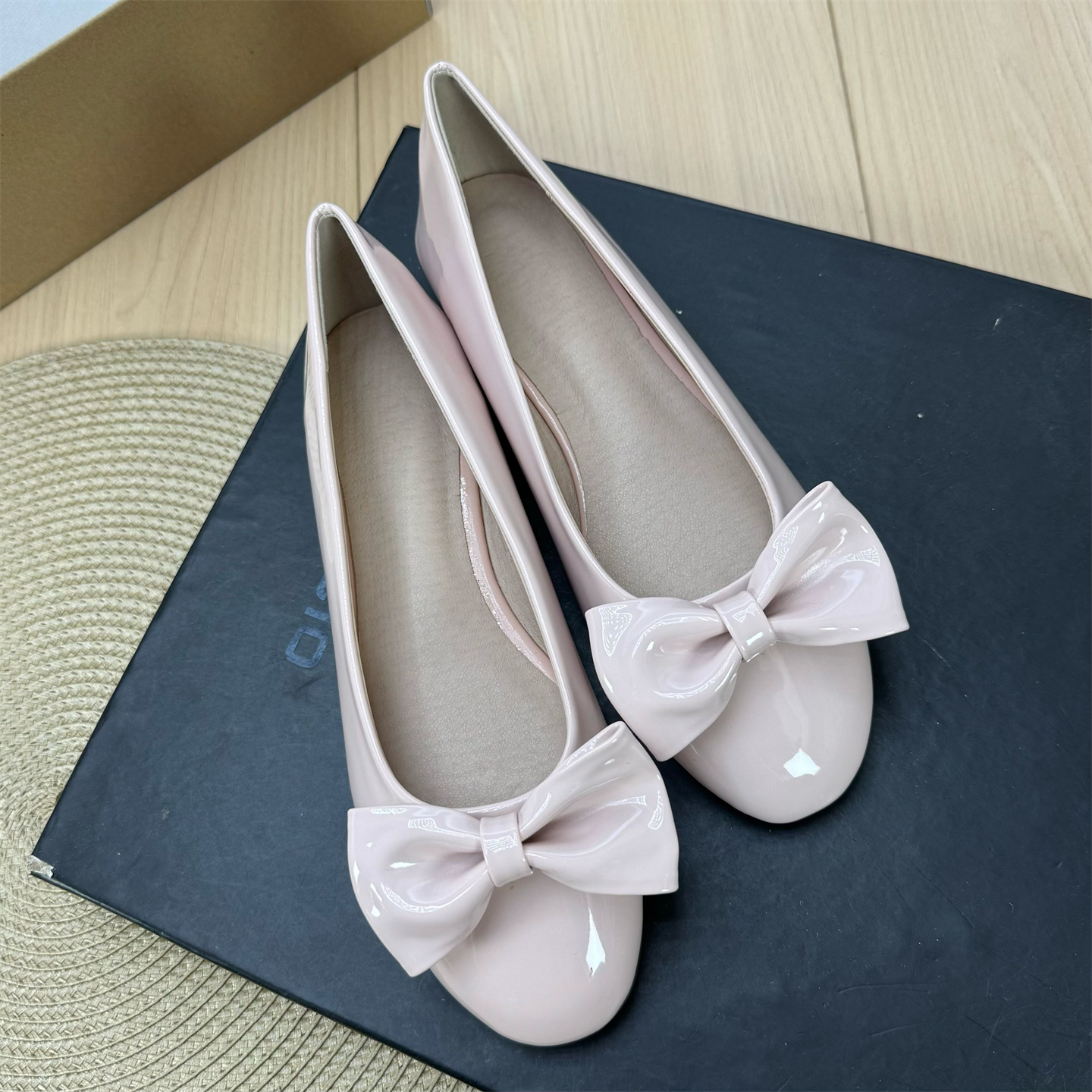 圆头舒适浅口平底鞋单鞋芭蕾舞鞋