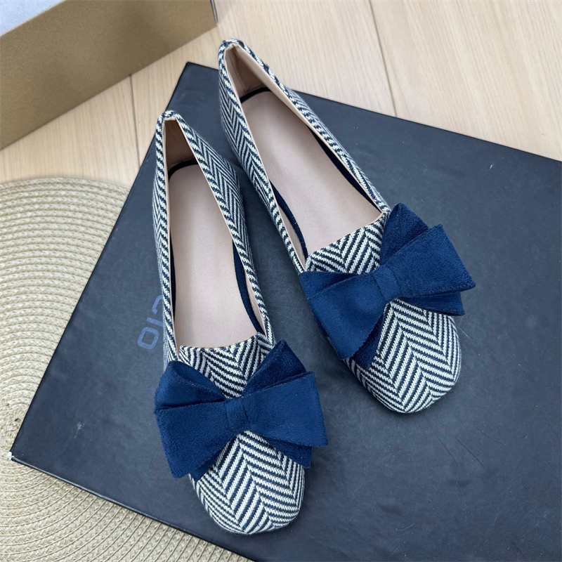 新中式复古一脚蹬舒适单鞋乐福鞋