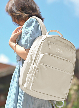 双肩电脑包14寸女生手提笔记本适用苹果MacBookPro13联想华为15点6小米16寸大容量好看ins小清新防震背包