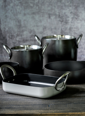MY家 - 比利时Serax 北欧设计 Pure简约 铝材平底锅/煎锅炖锅