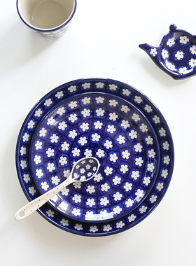 MY家 - 波兰手绘陶瓷 247X 蓝色玛格丽特 茶杯碟壶马克杯/碗盘