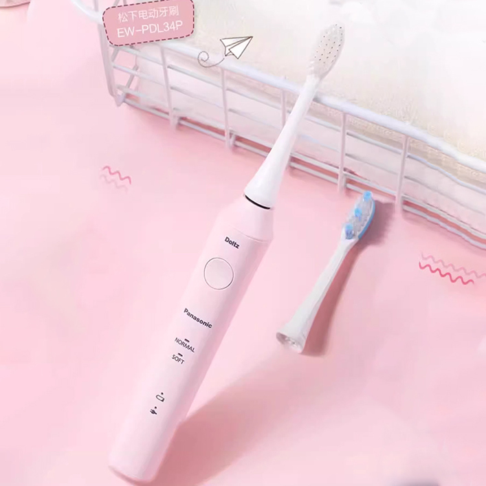 松下电动牙刷EW-PDL34成人充电式声波细软毛情侣款全身水洗牙刷