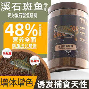 溪石斑鱼原生鱼专用鱼粮马口鳑鲏