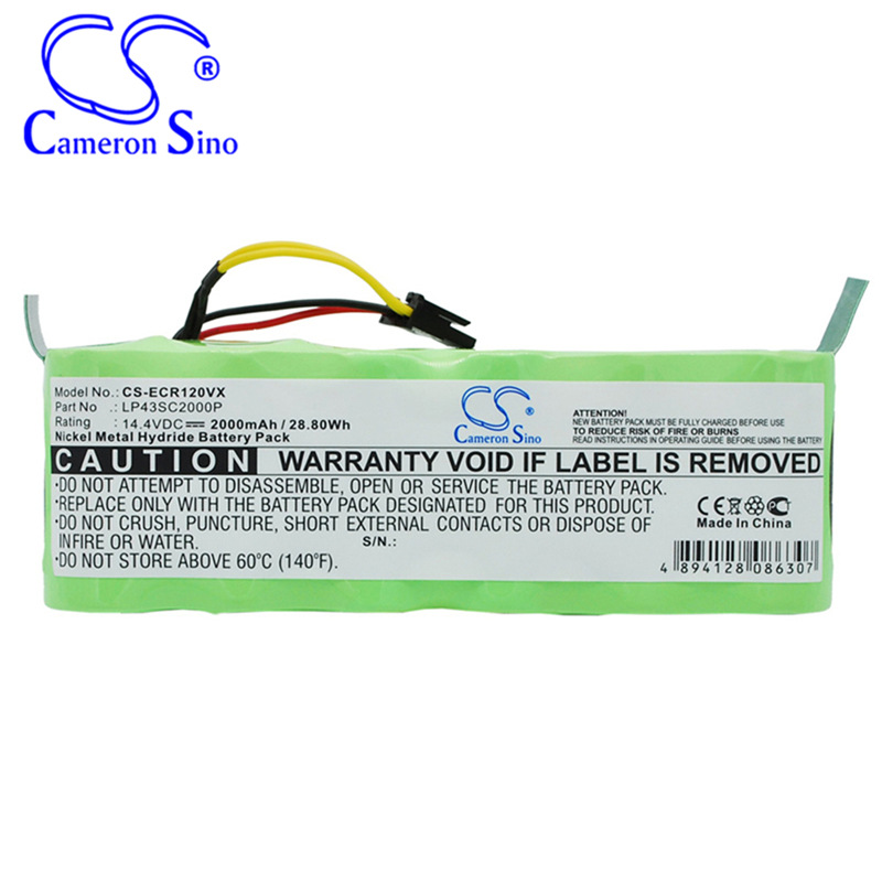 CS适用Sichler   PCR-2000  PCR-355扫地机电池 LP43SC2000P