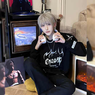 现货富士山恋与深空祁煜沈星回黎深叛逆玩酷宣言卫衣cosplay服