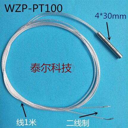 PT100铂电阻 热电阻 温度不锈钢探头PT100 温度传感器  厂家直销