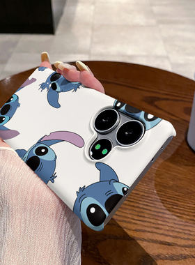 多只史迪仔 适用于realme真我GT Neo6手机壳真我GT Neo6SE半包边菲林塑料磨砂硬壳保护套新款耐脏简约小众