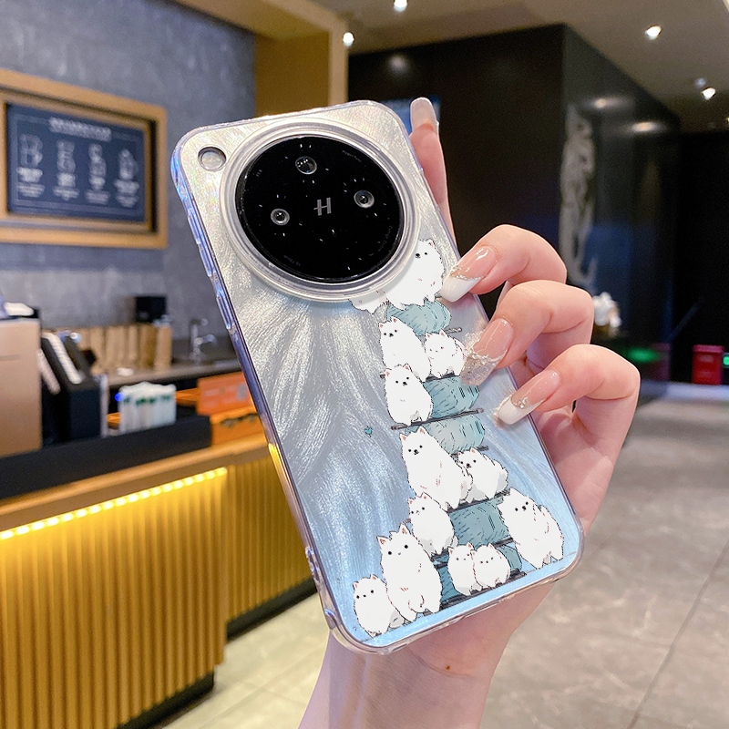 羽纱壳狗狗叠高高适用于OPPO FIND X8手机壳X8PRO创意全包边FIND X8S防摔X8Ultra硅胶软壳小众耐脏女款保护套