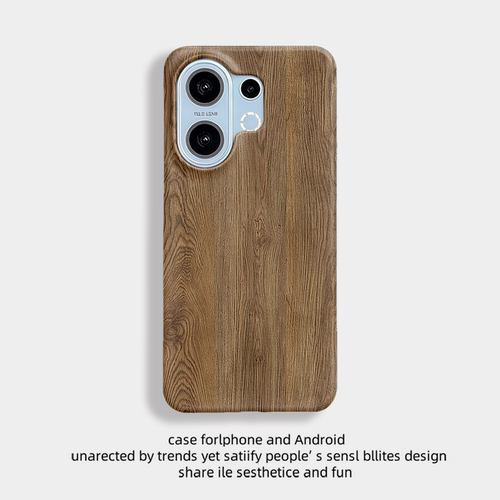 胡桃木纹适用于VIVO S30手机壳S30PRO MIIN半包边菲林硬壳磨砂性创意轻薄保护套男女款新款耐脏简约