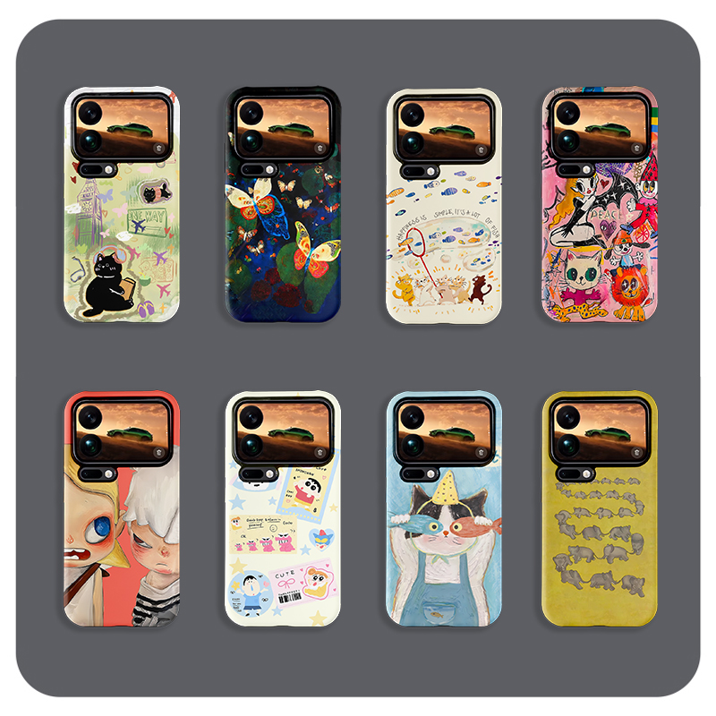 适用于小米17PRO手机壳全包边小米17PROMAX菲林磨砂二合一塑料硬壳个性创意硅胶软壳防摔保护套新款可爱耐脏