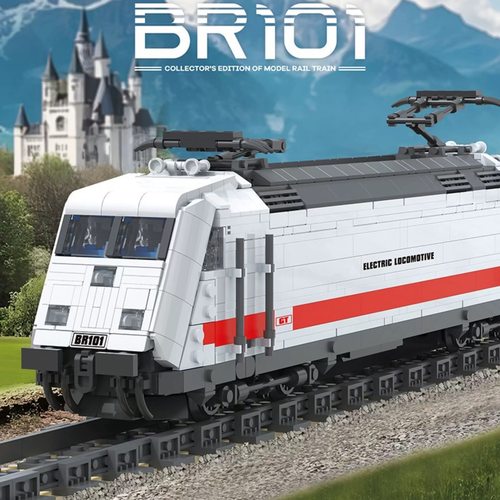 臻砖66802BR101火车拼装积木