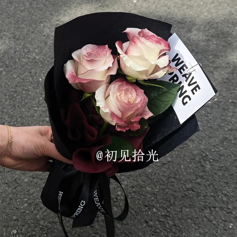 小众见面小花束仿真花香皂花生日礼物女生送女友闺蜜男生同学拍照