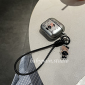 babypain 2代蓝牙耳机壳 ins风小香风气质珍珠猫咪适用airpods4耳机壳airpods3防摔耳机套pro2小众设计款