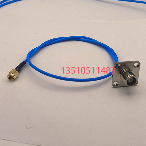 TNC母25*25盘转SMA公双屏蔽射频