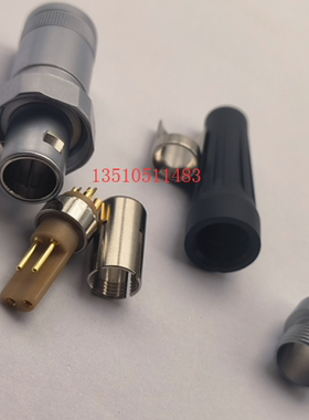 兼容进口FVN雷莫LEMO 2针2孔1S螺套款连 Keithley吉时利2182A头