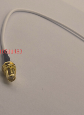 SMA-KY单头白色高品质射频同轴线 SMA母单头定制款高频RF线