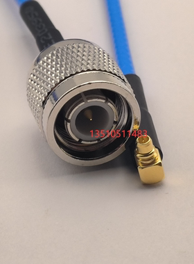 TNC公转MMCX公弯蓝色RG316射频线 TNC-J/MMCX-JW高频SFF50-1.5线