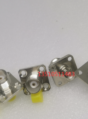 TNC/SMA-KKF射频同轴TNC母转SMA母法兰18方盘RF转接头TNC/SMA-KFK