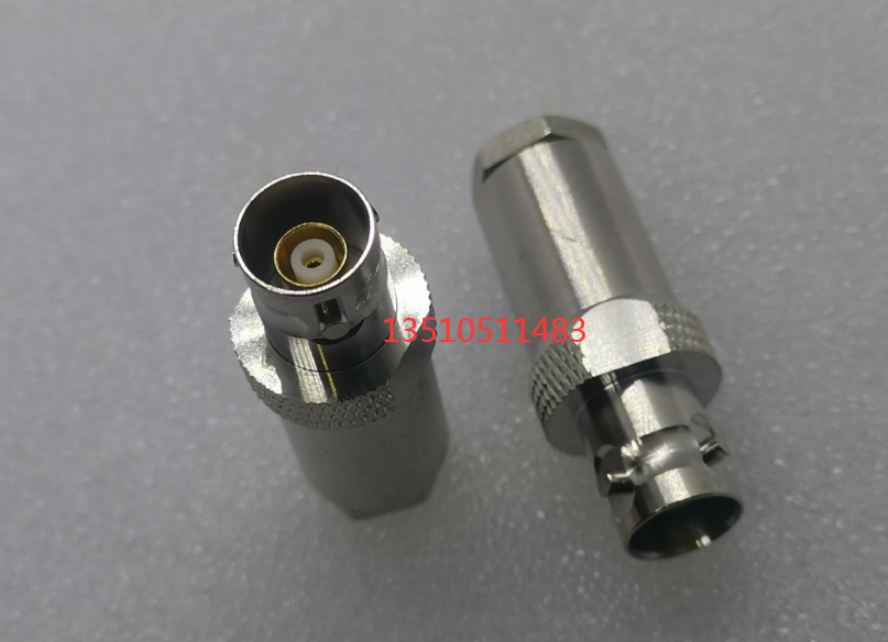 PL75三同轴母TRB接线头 三同轴-K兼容进口1533B线接头TRB BNC-K