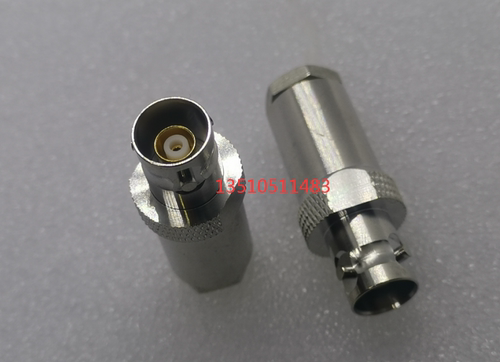 PL75三同轴母TRB接线头 三同轴-K兼容进口1533B线接头TRB BNC-K
