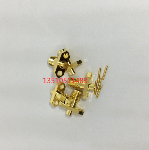 SSMA-KFB2射频同轴特殊连接器SSMA母法兰接SFT50-2 086 RG405高频