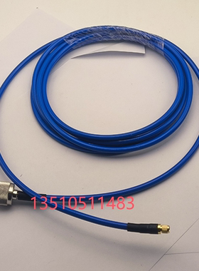 10-32UNF公转N公传感器蓝色RG142射频馈线 M5/L5-J/N-J传感器RF线