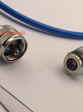 N母转UHF公蓝色RG142车载射频馈线 N-K/M-J高频双屏蔽手台信号线