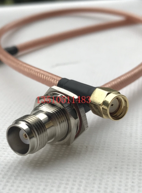 射频RP-SMA/TNC-JKY工业级RG142馈线 SMA公孔转TNC带盘AP高频跳线
