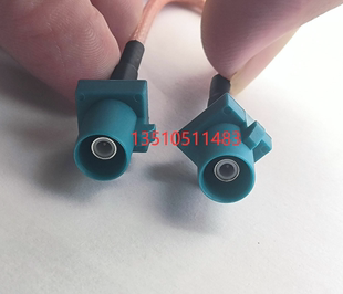 FAKRA SMB-JJ万用款车载射频镀银线 Z公转Z公车载法卡通用RG316线