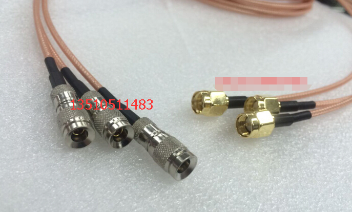 CC4/SMA-JJ同轴终端机2M射频信号线 迷你BNC公转SMA公2兆光端机线