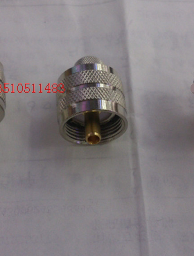 馈线UHF插头 大M公头高频UHF公头接SL1650/75-7-3-5冷压SL16接线