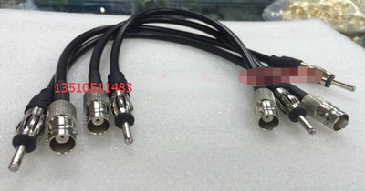 BNC母转CD收音机天线公射频RG58U跳线 BNC-K/CD车载收音机测试线