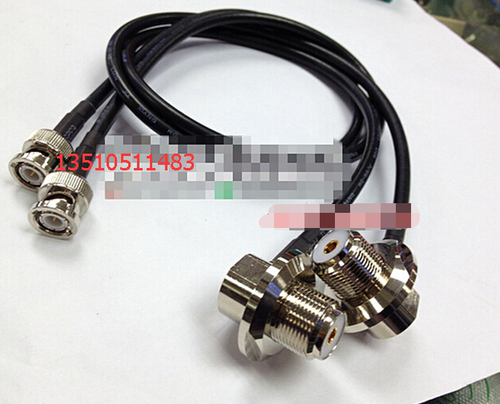烟斗UHF-KY/BNC-J车载射频同轴跳线 M母转BNC公烟斗手台超柔馈线