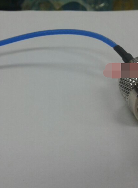 BNC/N-JJW蓝色特氟龙50欧姆RF射频跳线 高频BNC公弯转N公Q9信号线